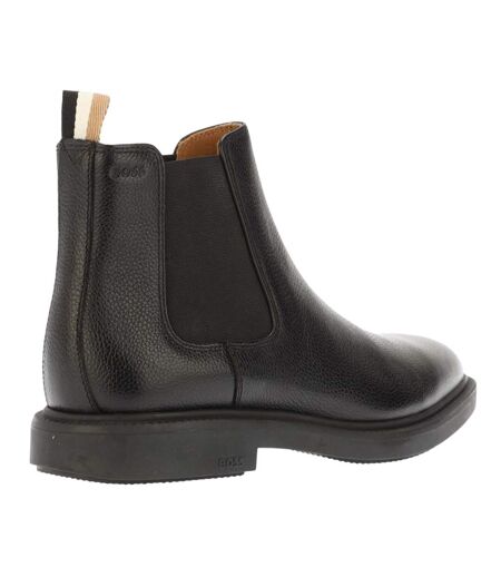 Bottines Chelsea Larry Homme Noir Boss