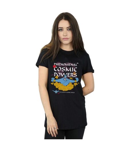 Disney - T-shirt ALADDIN GENIE PHENOMENAL COSMIC POWERS - Femme (Noir) - UTBI17179