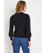 Pull fin col cravate mélange laine-2