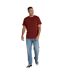 Mens Icon Organic T-shirt Dark Red Animal-1