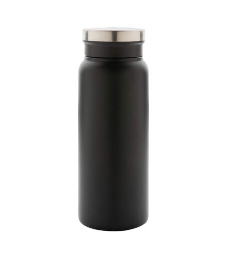 Recycled stainless steel 600ml thermal flask one size black XD Collection