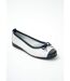 Ballerines largeur confort cuir perforé-1