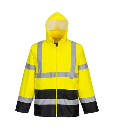 Portwest Mens H443 Contrast High-Vis Work Jacket (Yellow/Black) - UTPW826