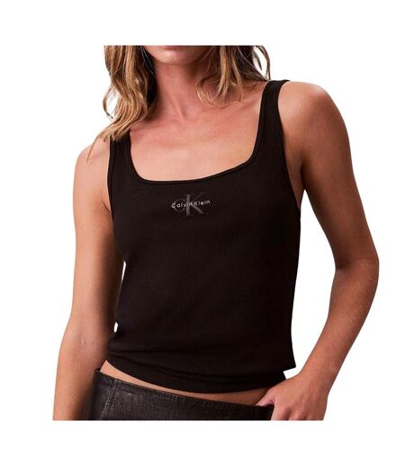 Débardeur noir femme calvin klein jeans monogram