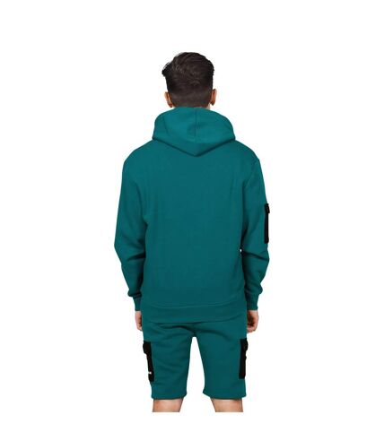 Sweat à capuche adulte bleu sarcelle Hype