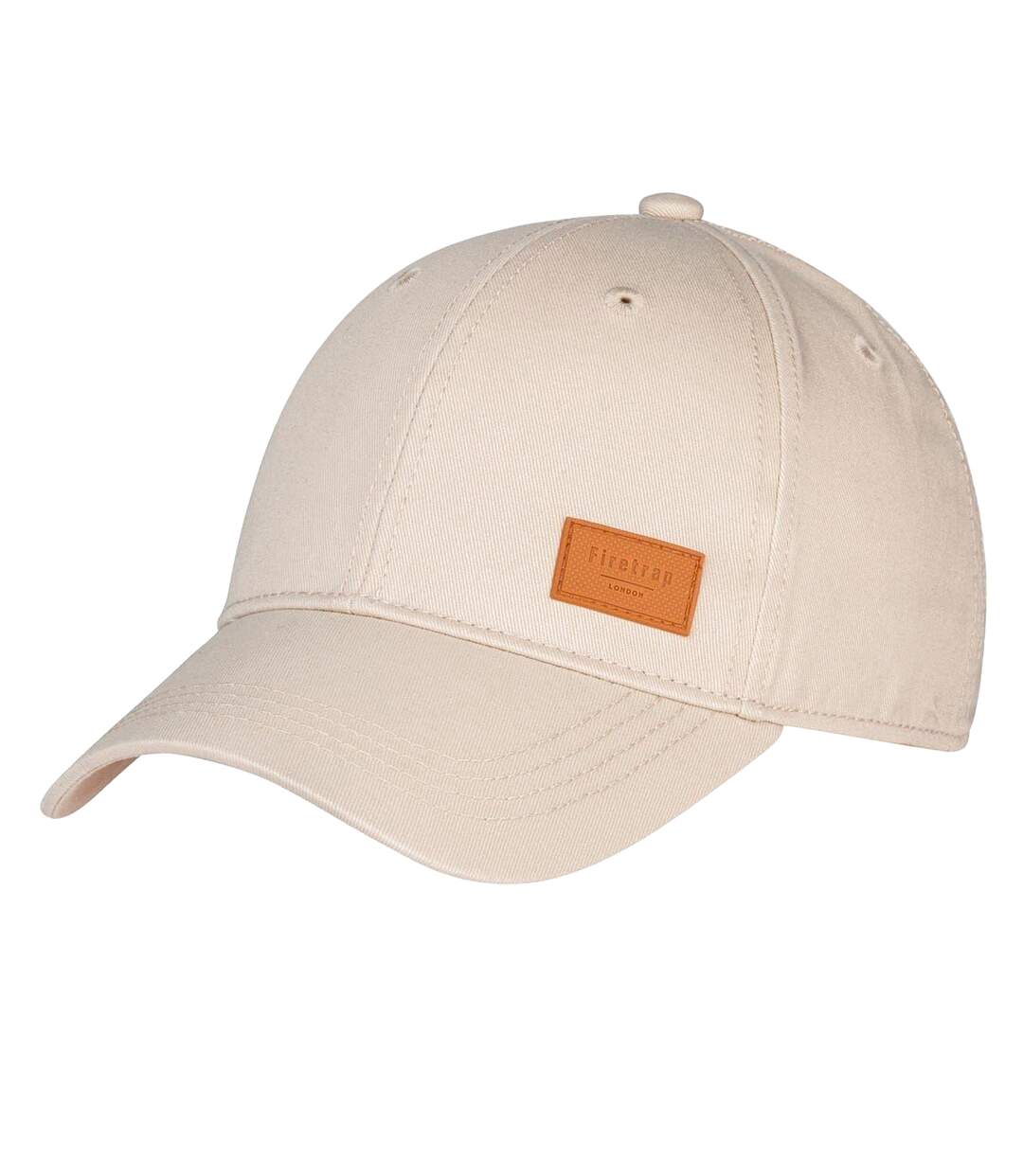 Mens Canvasas Logo Baseball Cap Stone Firetrap-3