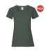 Ladies/womens lady-fit valueweight short sleeve t-shirt pack bottle green Fruit of the Loom