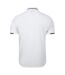 Mens tipped golf polo shirt white Umbro