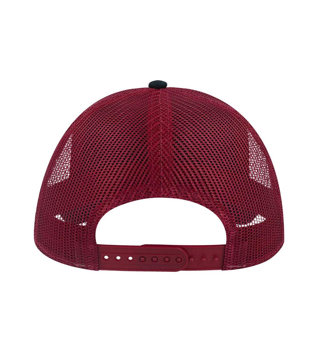 Casquette trucker rapper bleu marine / bordeaux Atlantis-2