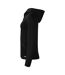 Womens/ladies Pemberton Lightweight Full Zip Hoodie Black Cutter & Buck-3