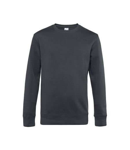 B&C Mens King Sweatshirt (Asphalt) - UTRW8055