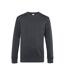 B&C Mens King Sweatshirt (Asphalt) - UTRW8055