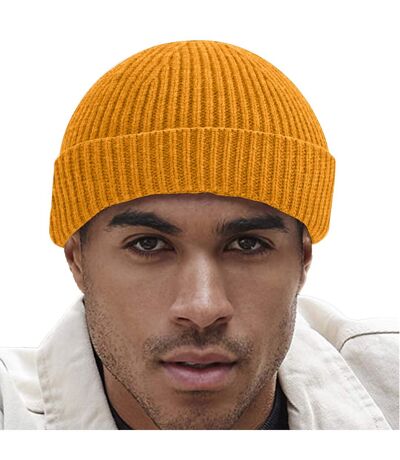 Bonnet Recycled Harbour Adulte Jaune Foncé Beechfield