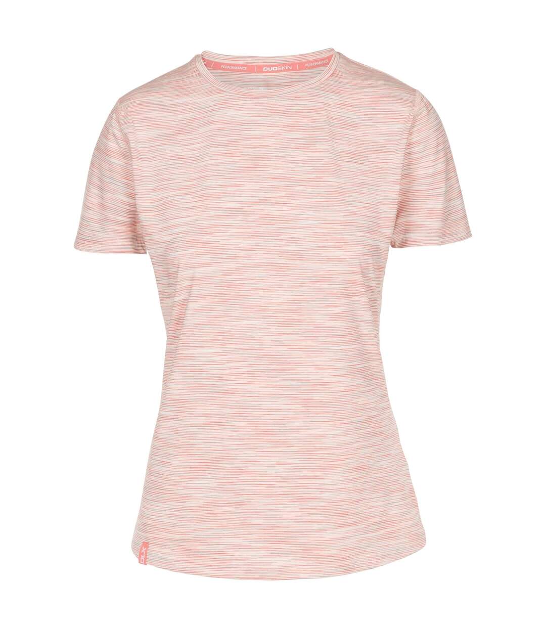 T-shirt hokku femme rose pâle / blanc Trespass-1