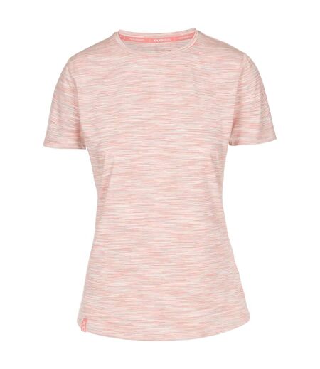 T-shirt hokku femme rose pâle / blanc Trespass