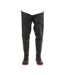 Safety rhone waterproof thigh waders black/red Amblers-1