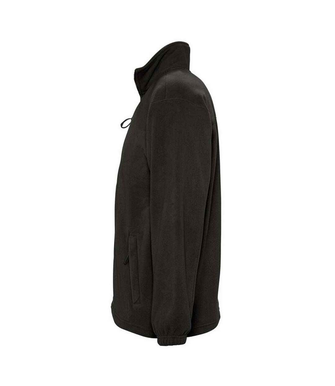 Unisex Adult North Fleece Jacket Black SOLS-3