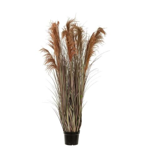 Herbe de Pampas Artificielle en Pot 13 Têtes 180cm Vert & Orange