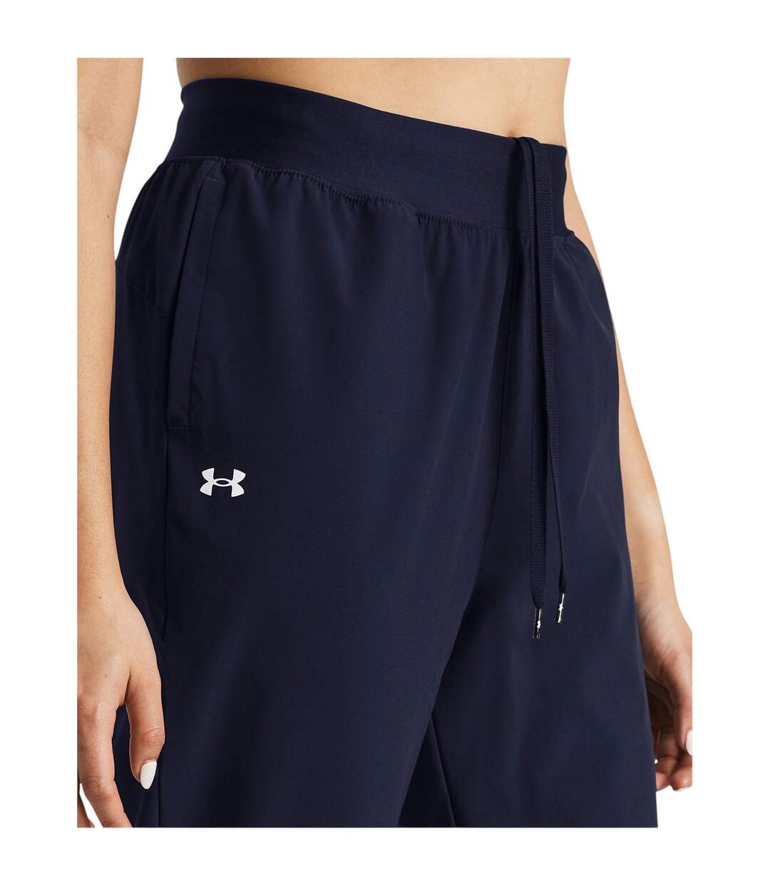 Womens/ladies High Rise Joggers Blue Under Armour-4