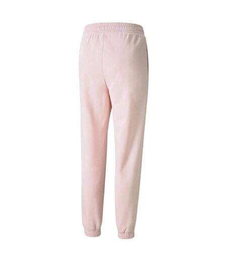 Womens/ladies Modern Sports Jogging Bottoms Pink Puma