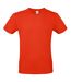 Tee-shirt B&c Mens #e150 Rouge Feu B And C-1