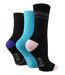 Wild Feet - 3 Pk Ladies Bamboo Socks | Polka Dot-1