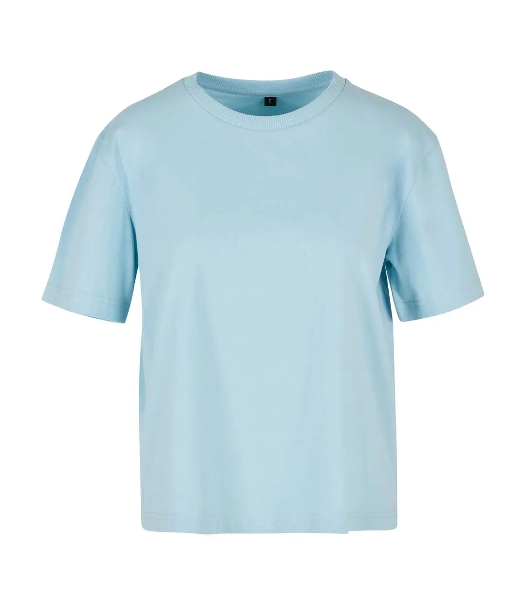 T-shirt Basic Femme Bleu Océan Build Your Brand-1