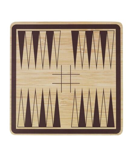 Coffret Jeu de Société 10 en 1 Wooden 32cm Naturel