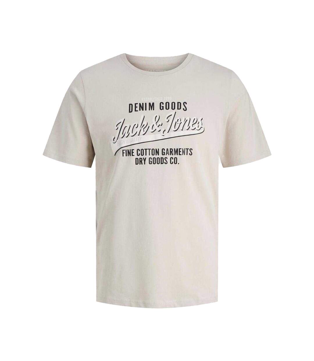 Lot De 3  T-shirts Ethan Homme Noir Blanc Bleu Marine Jack And Jones-2