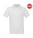 Pack of 2  Mens inspire polo  snow B&C