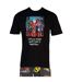 Mens Cinematic Cotton Pyjama Set Black Multicoloured Deadpool-3