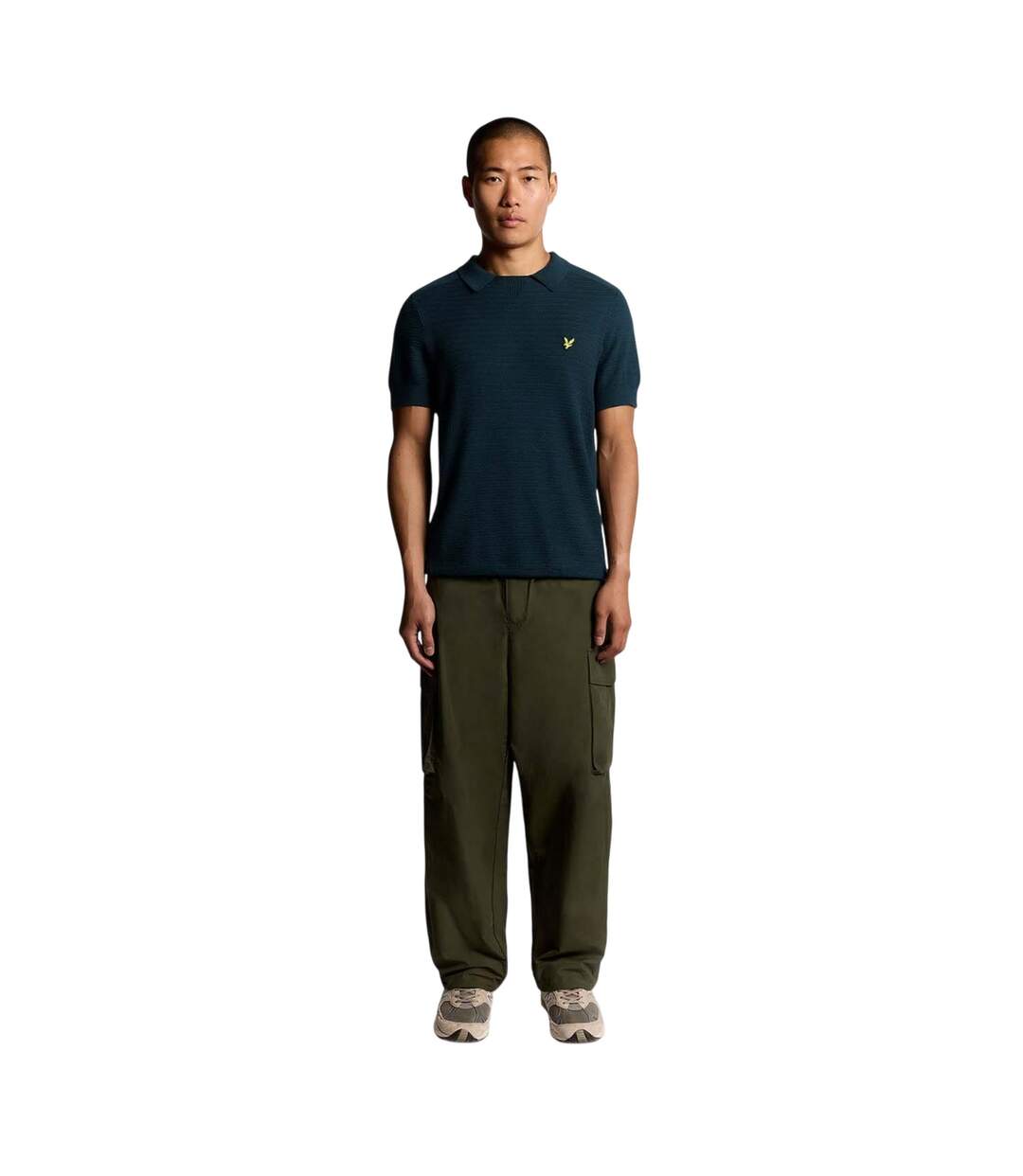 Polo Homme Bleu Lyle & Scott-1