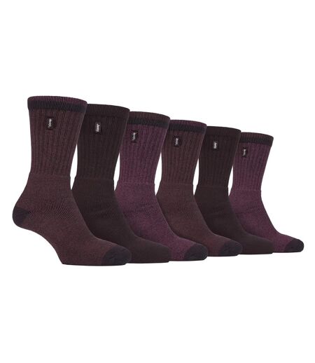 Lot de 6 chaussettes pour bottes de marche pour hommes