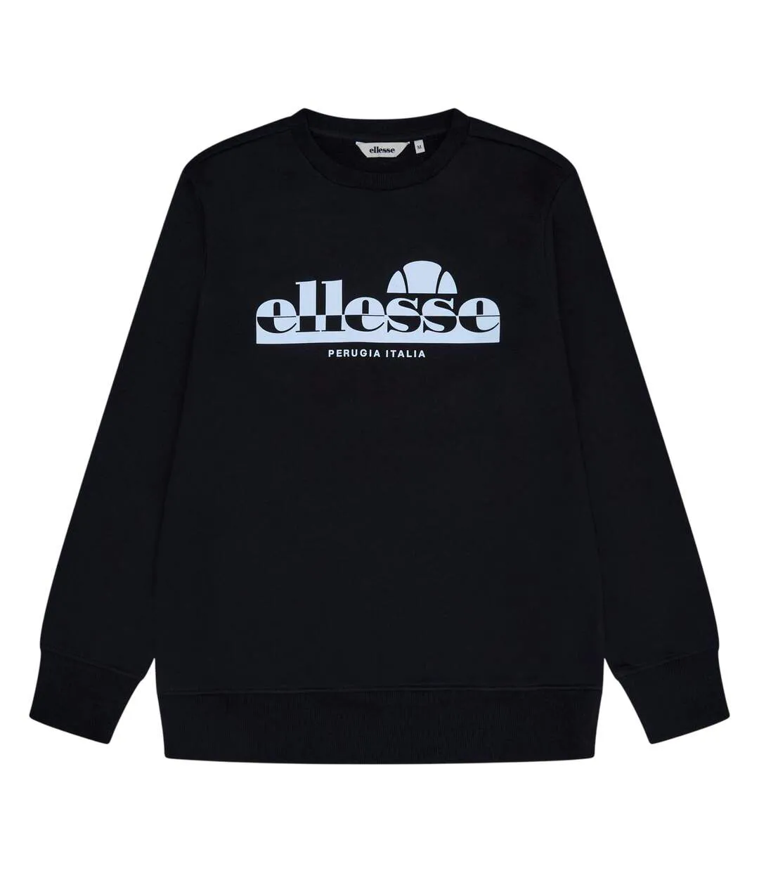 Mens Casual Sweatshirt Black Ellesse-1