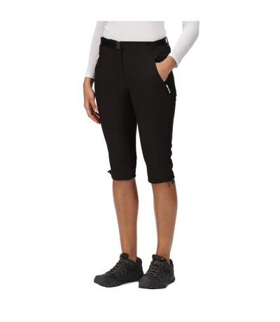 Womens/ladies Xert Stretch Casual Shorts Black Regatta