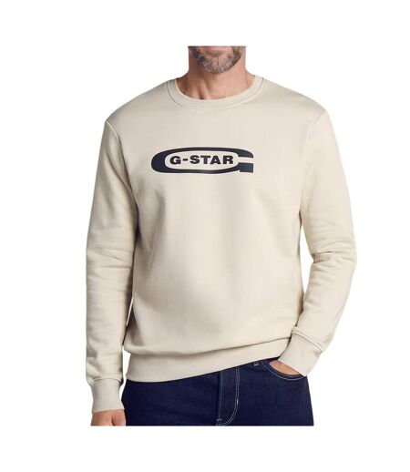 Sweat beige/noir homme g-star raw old skool