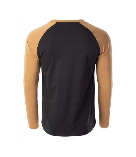 T-shirt Manches Raglan Puro Homme Marron Beige Noir Hi-Tec