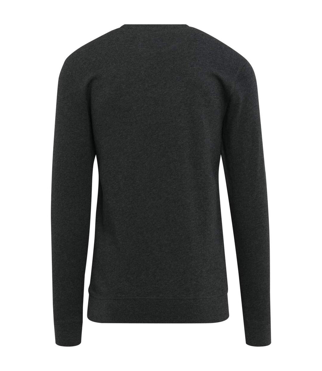 Sweat Motif/style Chiné Adulte Charbon Build Your Brand-2