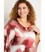 Tunique longue ample imprimé tie & dye-4