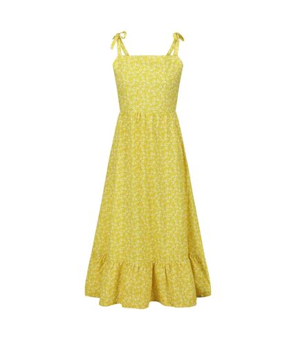 Womens/ladies orla kiely parsley sundress yellow Regatta