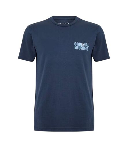 T-shirt Motif/style Logo Homme Bleu Original Penguin