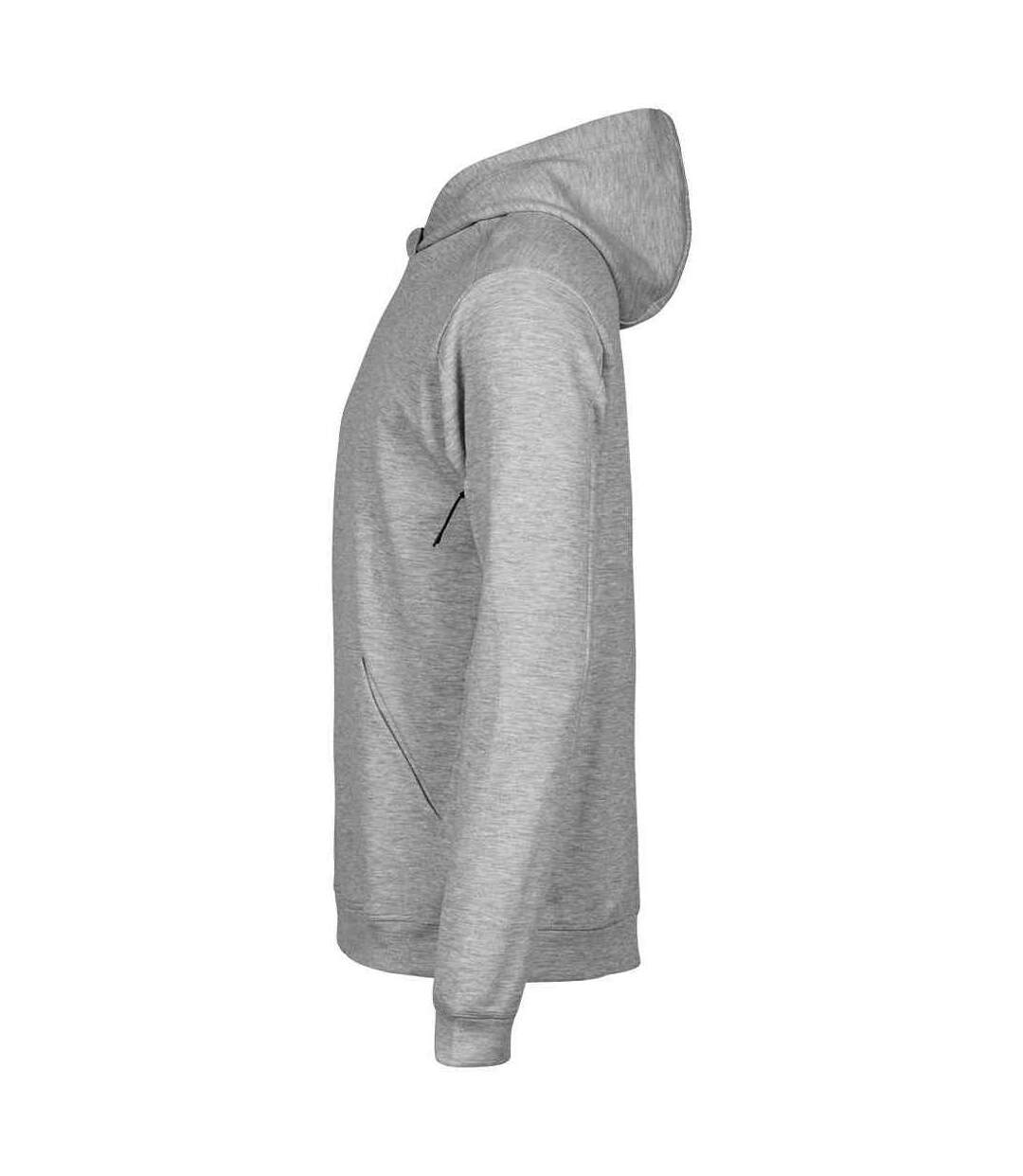 Sweat à capuche homme gris chiné Tee Jays-3