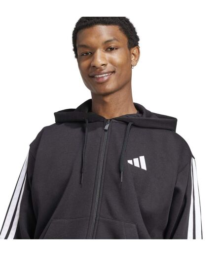 Veste À Capuche 3s Homme Noir Blanc Adidas
