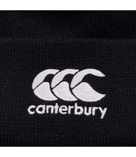 Unisex Adult Ccc Bobble Beanie Black Canterbury