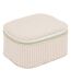 Boîte à Bijoux en Velours Enya 11cm Beige-1