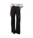 Pantalon fluide noir femme vila giilja-1