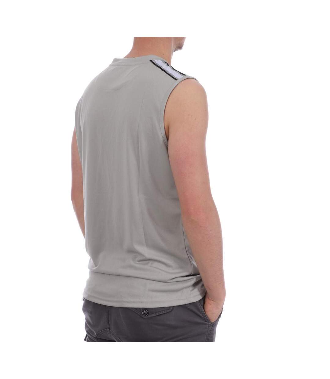 Débardeur Gris aux Bandes Noires Homme Hungaria Training Pro sleveless - M