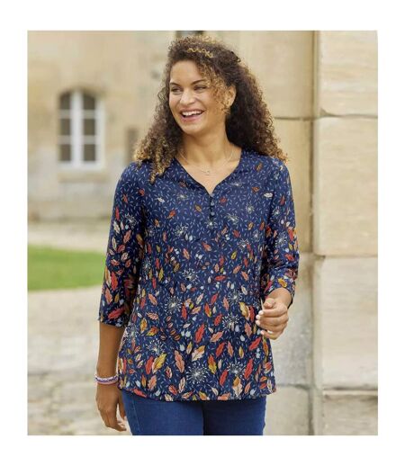 Blouse femme bleu marine Atlas For Women