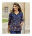 Blouse femme bleu marine Atlas For Women-2