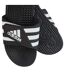 Mens Adissage Flip Flops Black Adidas-3